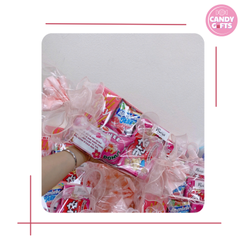 Bó Hoa Kẹo Dẻo Donut Hồng Ngọt Ngào