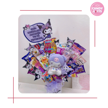 Bó Hoa Quà Tặng Sweet Melody & Kuromi - Candy Gifts